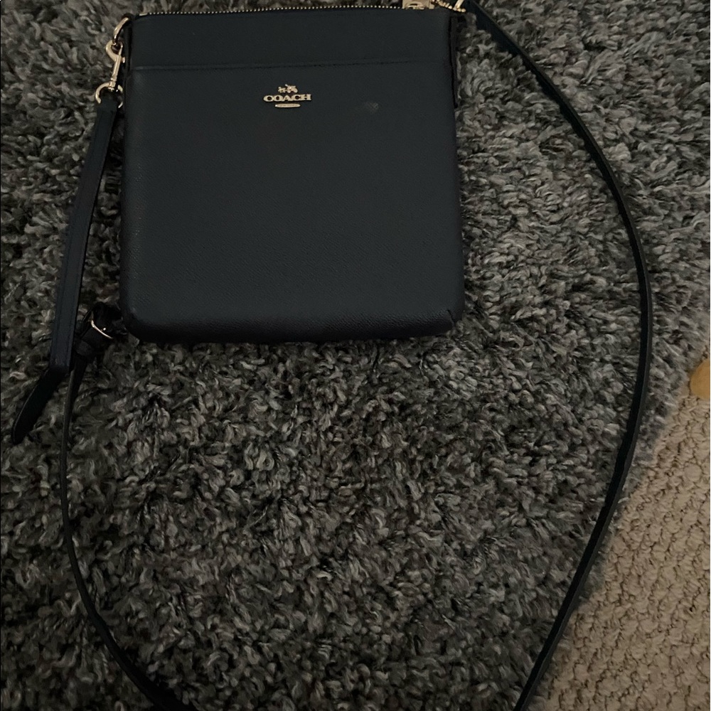 Navy blue coach crossbody